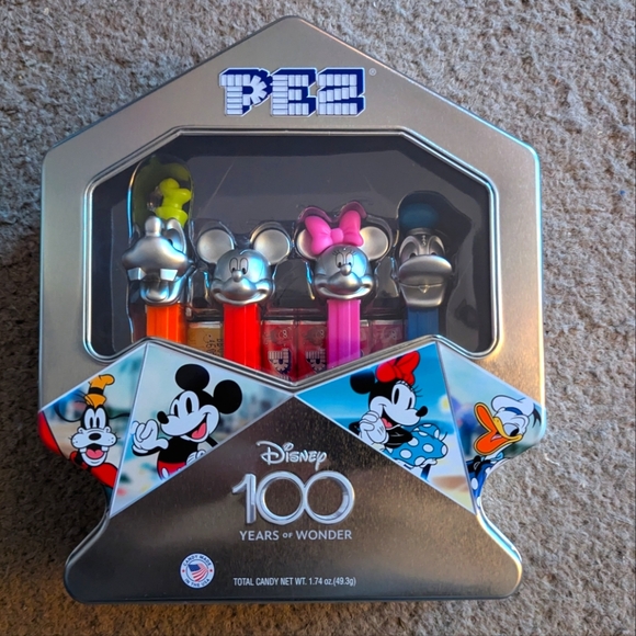 Disney Other - Disney 100 years PEZ in Collectible Tin